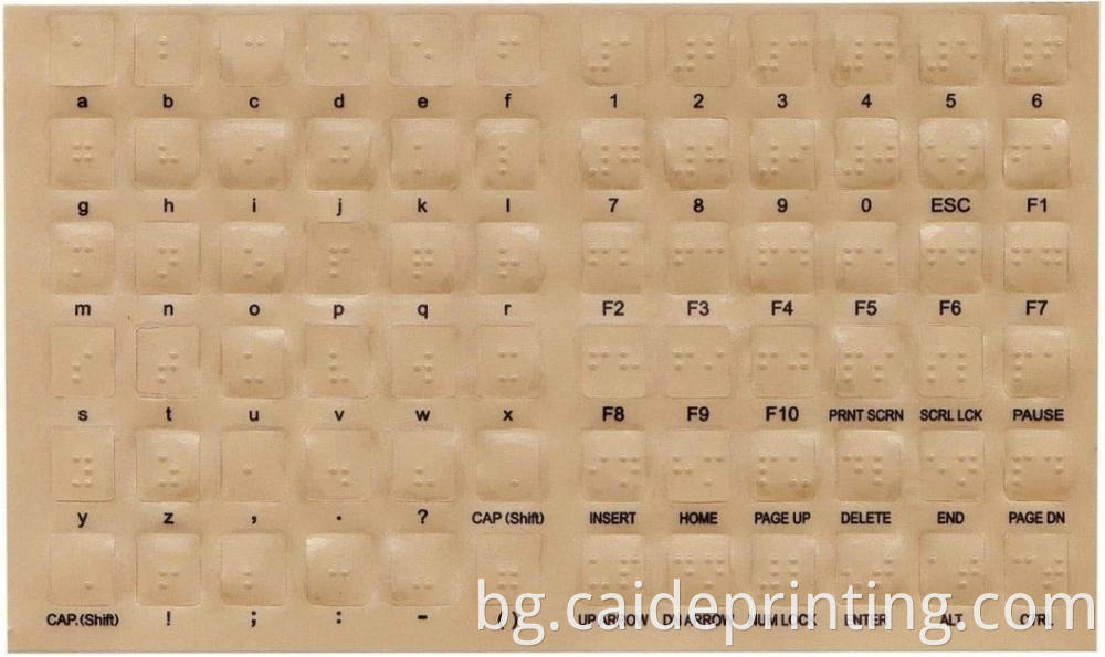 braille keyboard stickers